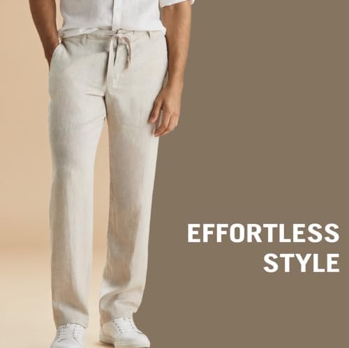 PERRY ELLIS ペリーエリス W34 リネンコットンパンツ Amazon | Perry Ellis (ペリー エリス メンズ ドローコード